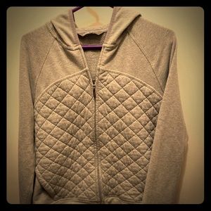 Gray northface sweater